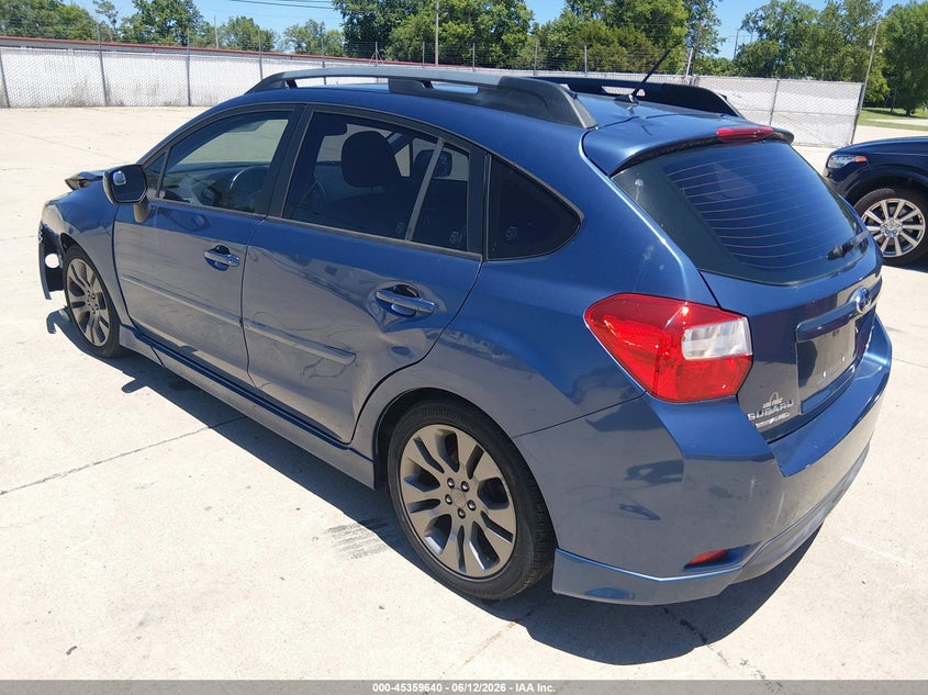 2013 Subaru Impreza VIN JF1GPAL69D2801431 IAAI salvage auction — NORMAL WEAR, Clear (Florida), sold $25 on 2026-07-28 (photo 3)