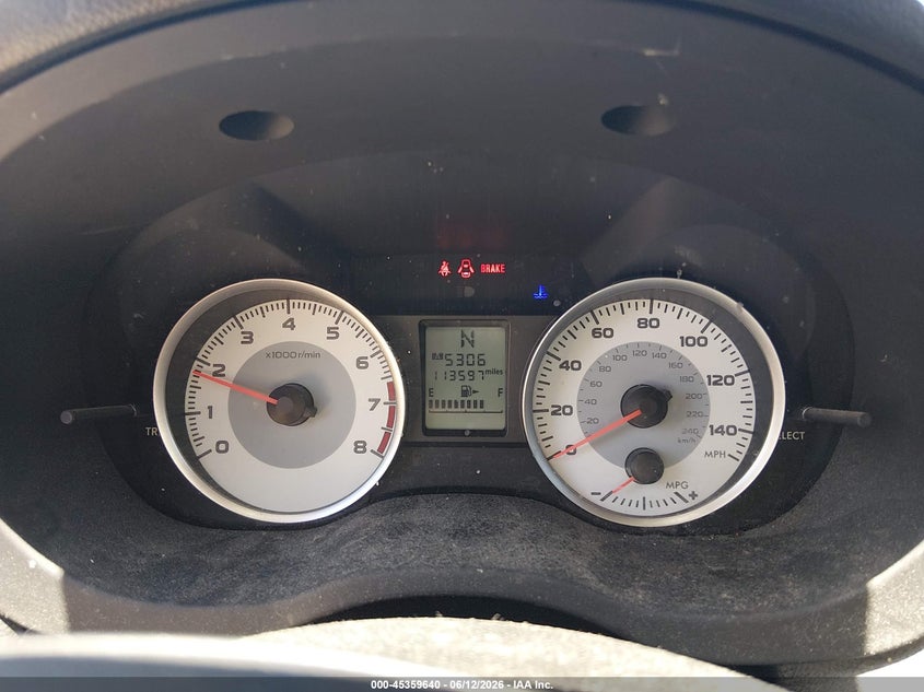 2013 Subaru Impreza VIN JF1GPAL69D2801431 IAAI salvage auction — NORMAL WEAR, Clear (Florida), sold $25 on 2026-07-28 (photo 7)
