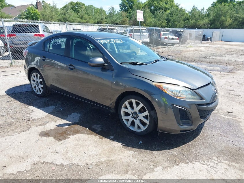 2011 Mazda 3 VIN JM1BL1VF1B1437358 IAAI salvage auction — FRONT END, Clear (Indiana), sold $25 on 2026-07-21 (photo 1)