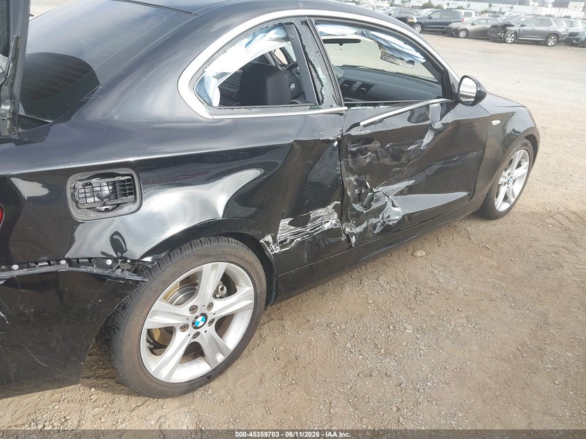 2012 BMW 1er VIN WBAUP9C54CVL91988 IAAI salvage auction — RIGHT SIDE, Salvage Title, sold $400 on 2026-07-20 (photo 6)