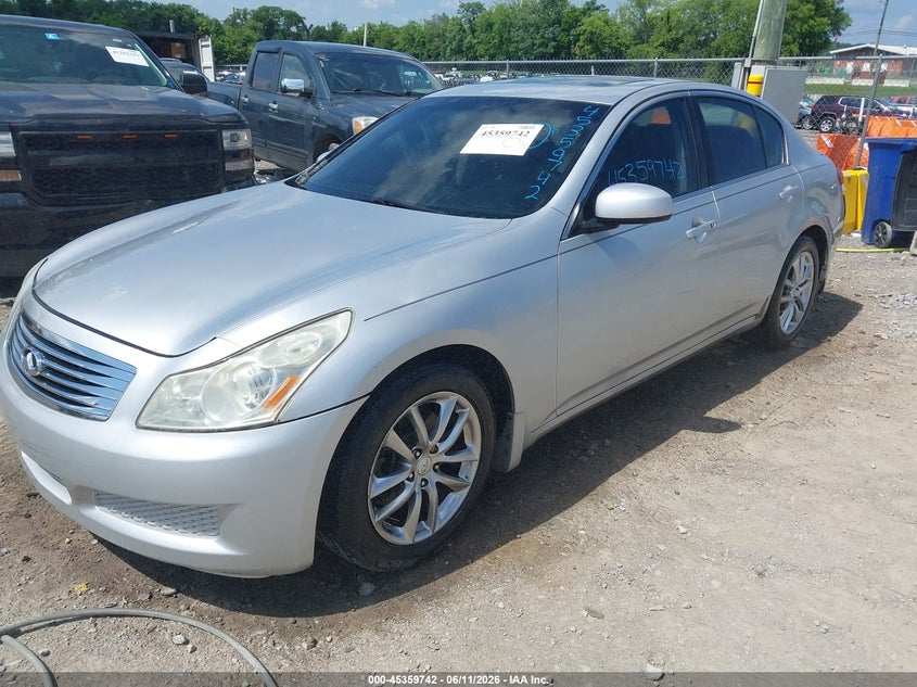 2008 Infiniti G35 VIN JNKBV61E88M221596 IAAI salvage auction — RIGHT SIDE, Clear (Tennessee), sold $225 on 2026-07-16 (photo 2)
