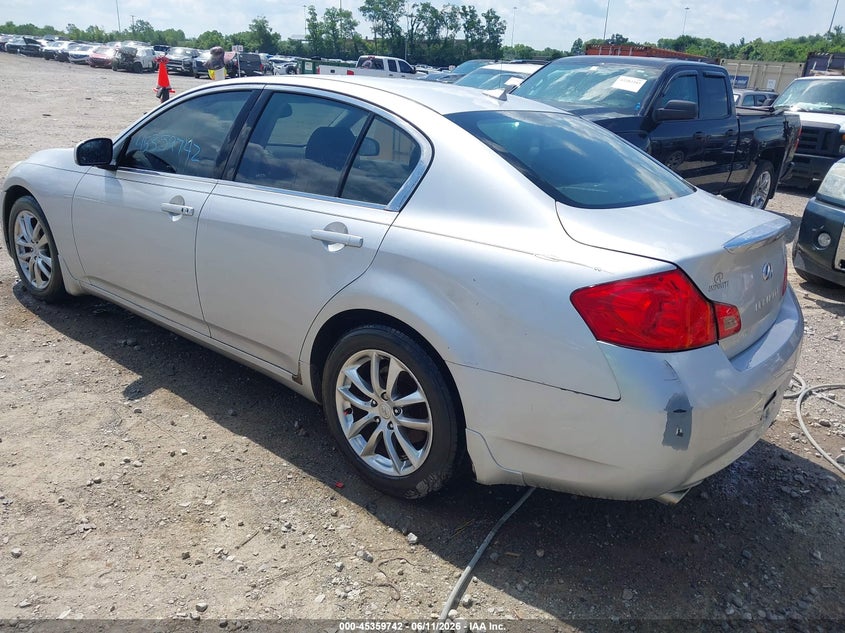 2008 Infiniti G35 VIN JNKBV61E88M221596 IAAI salvage auction — RIGHT SIDE, Clear (Tennessee), sold $225 on 2026-07-16 (photo 3)