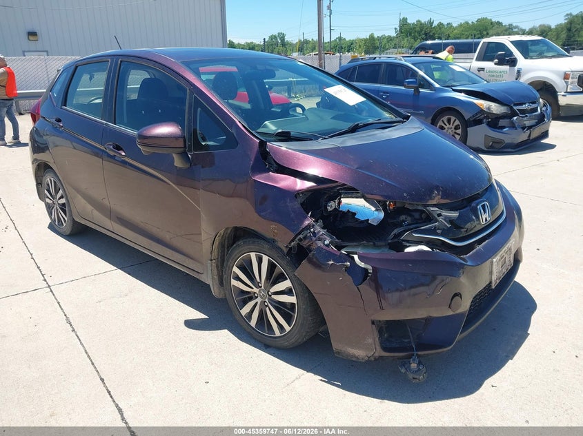 2016 Honda Fit VIN JHMGK5H76GX039439 IAAI salvage auction — RIGHT FRONT, Salvage (Illinois), sold $2,100 on 2026-07-14 (photo 1)