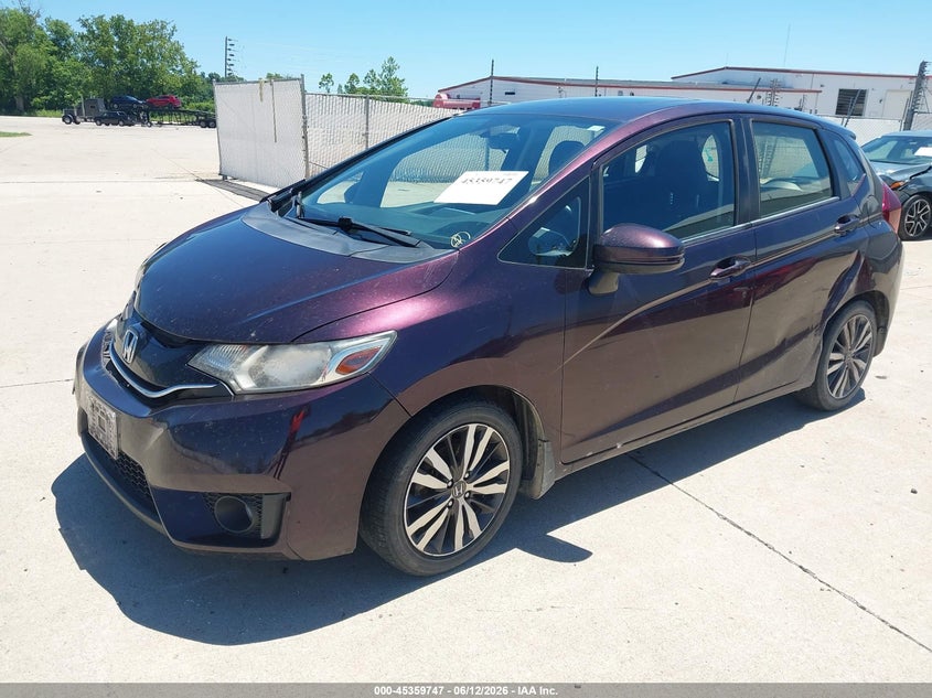 2016 Honda Fit VIN JHMGK5H76GX039439 IAAI salvage auction — RIGHT FRONT, Salvage (Illinois), sold $2,100 on 2026-07-14 (photo 2)