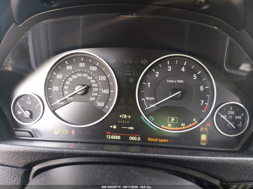 2013 BMW 3er VIN WBA3A5G5XDNP20288 IAAI salvage auction — UNDERCARRIAGE, Salvage (South Carolina), sold $775 on 2026-07-28 (photo 7)