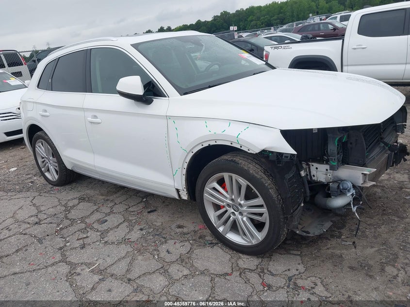 2018 Audi Q5 VIN WA1CNBFY1J2089424 — IAAI salvage auction photo