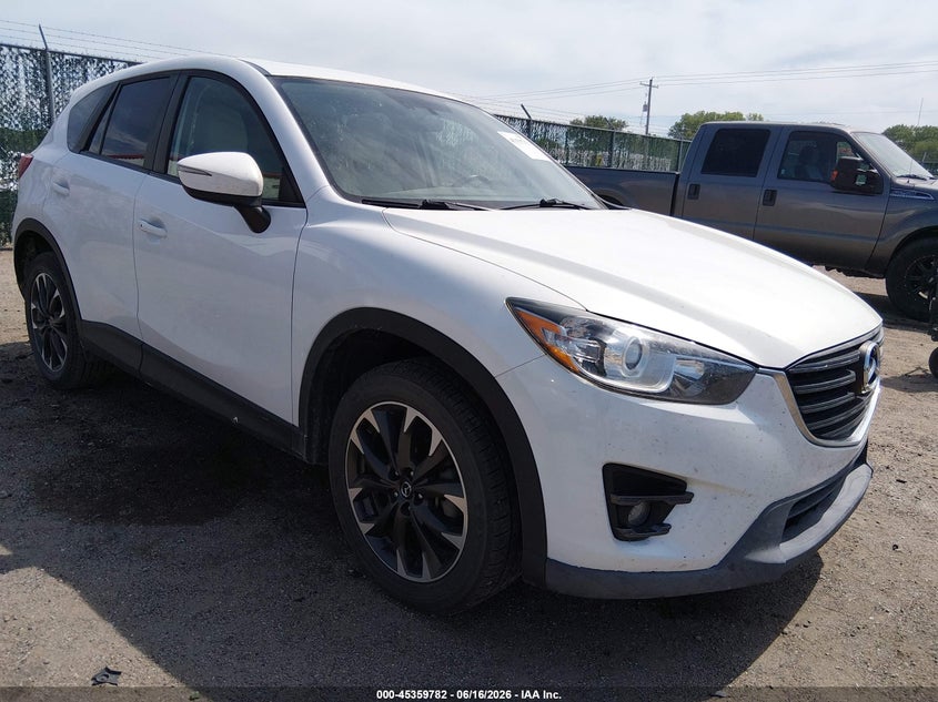 2016 Mazda Cx-5 VIN JM3KE2DY5G0873797 IAAI salvage auction — HAIL, Salvage (Kansas), sold $4,600 on 2026-07-10 (photo 1)