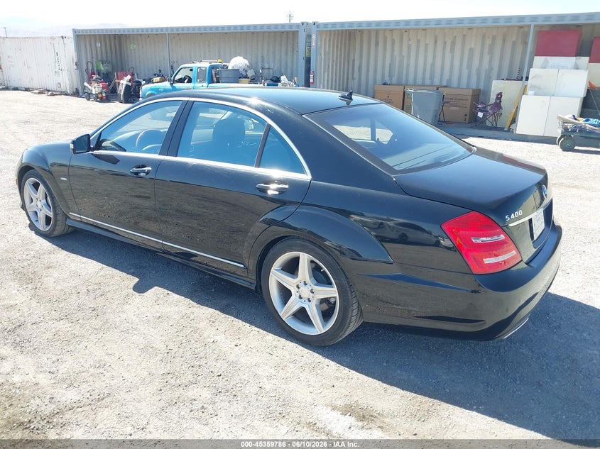 2010 Mercedes-benz S class VIN WDDNG9FB7AA299017 IAAI salvage auction — UNKNOWN, Clear (California), sold $25 on 2026-07-30 (photo 3)