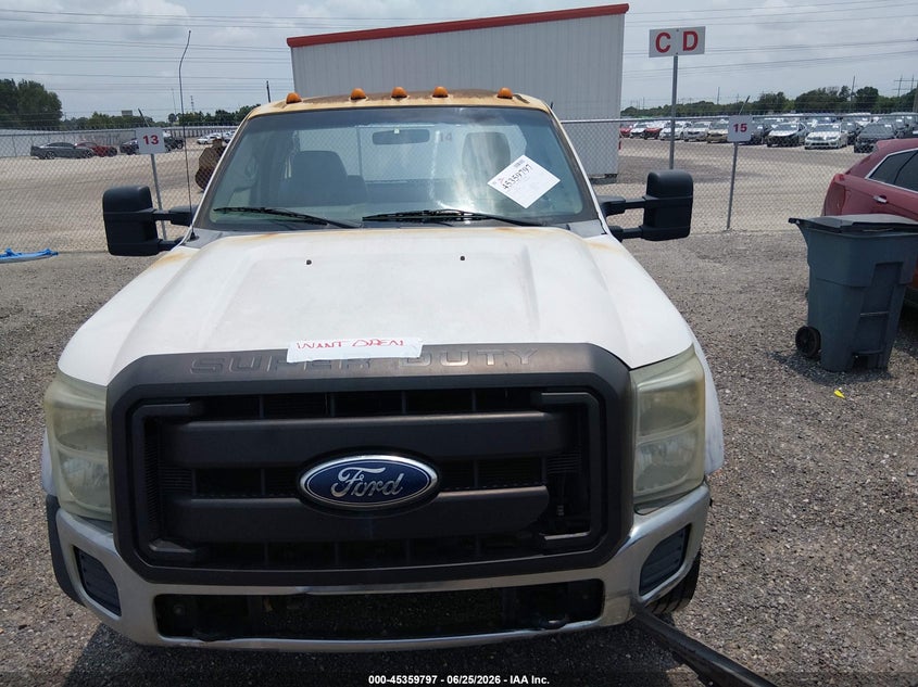 2012 Ford F550 VIN 1FDUF5GT8CEA34087 IAAI salvage auction — NORMAL WEAR, Clear (Louisiana), sold $325 on 2026-07-08 (photo 9)