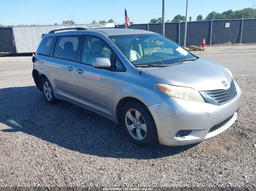 2011 Toyota Sienna VIN 5TDKK3DC7BS024000 IAAI salvage auction — REAR END, Salvage (South Carolina), sold $1,225 on 2026-07-15 (photo 1)