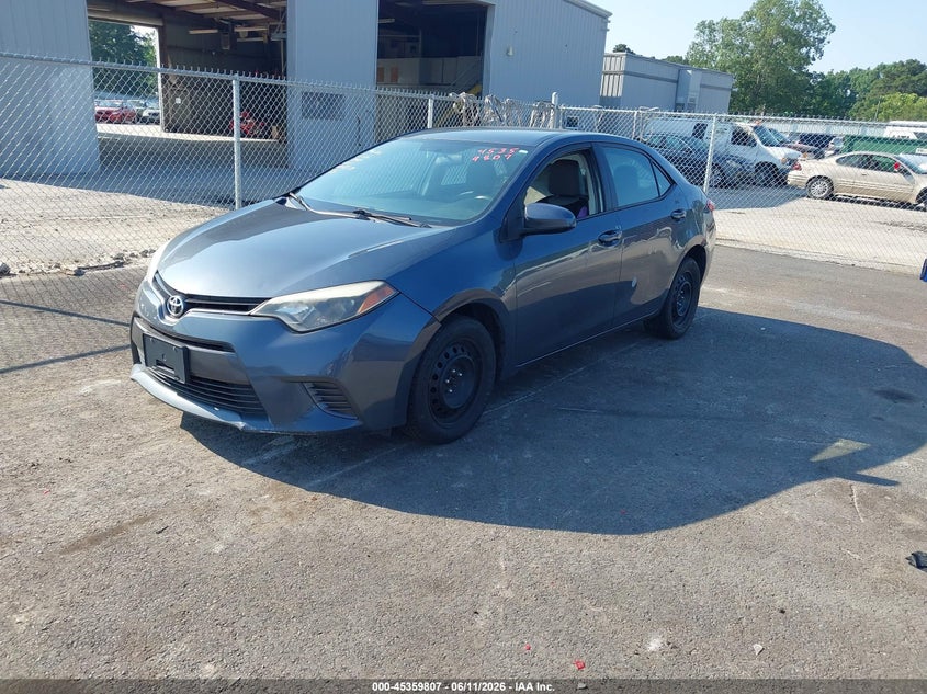 2016 Toyota Corolla VIN 5YFBURHE6GP434540 IAAI salvage auction — NORMAL WEAR, Repossession Paperwork (Georgia), sold $1,600 on 2026-07-22 (photo 2)