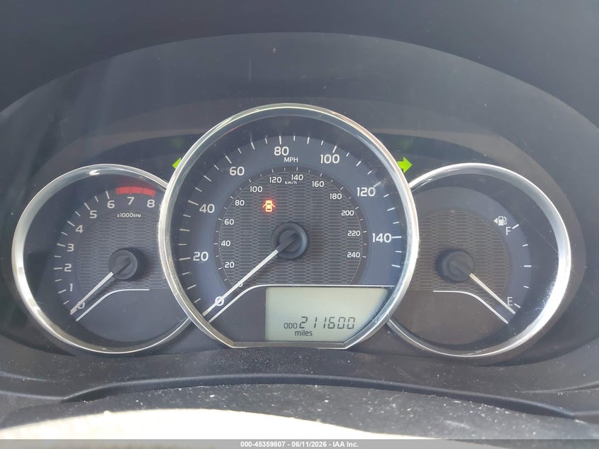 2016 Toyota Corolla VIN 5YFBURHE6GP434540 IAAI salvage auction — NORMAL WEAR, Repossession Paperwork (Georgia), sold $1,600 on 2026-07-22 (photo 7)
