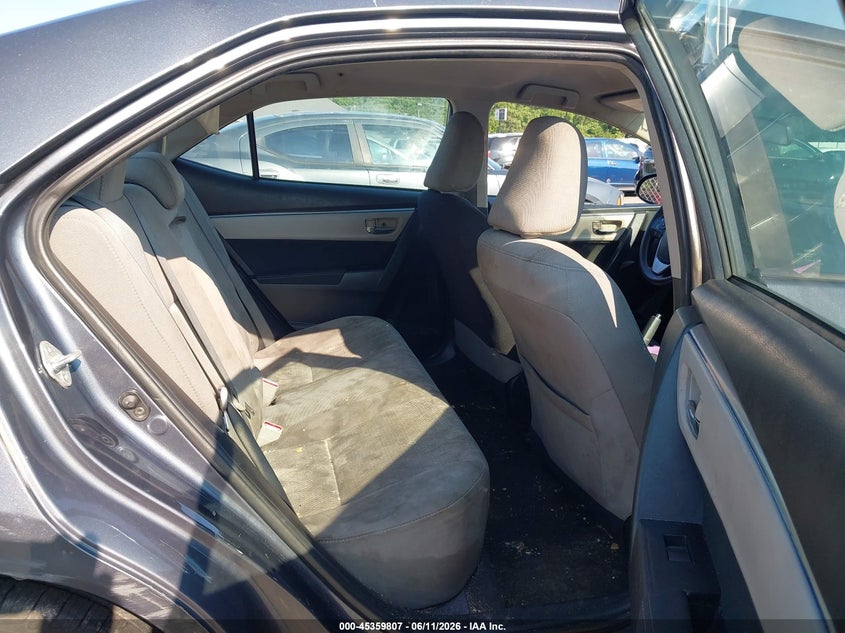 2016 Toyota Corolla VIN 5YFBURHE6GP434540 IAAI salvage auction — NORMAL WEAR, Repossession Paperwork (Georgia), sold $1,600 on 2026-07-22 (photo 8)
