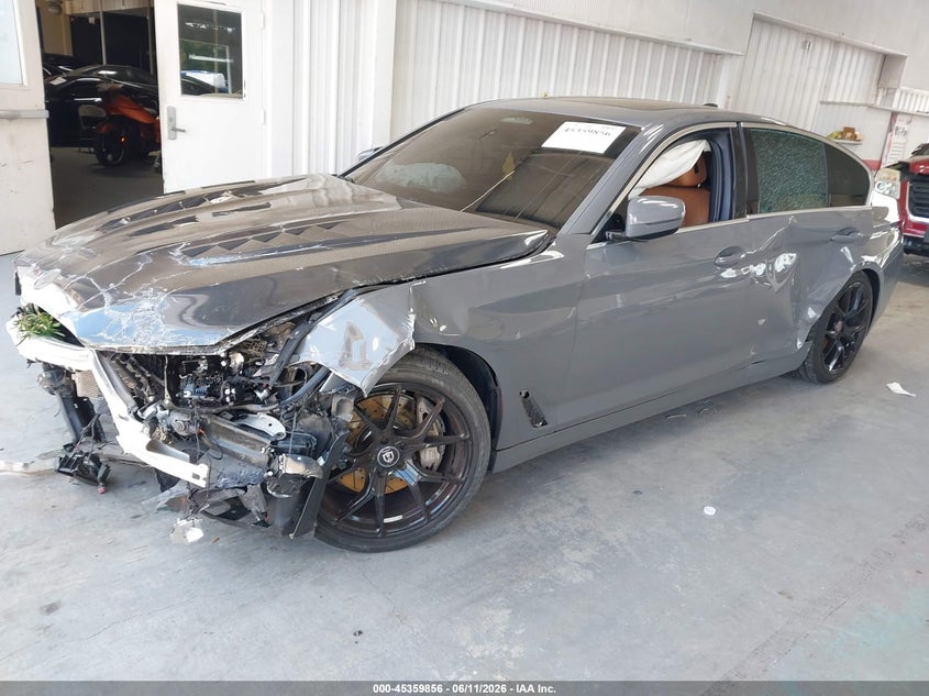 2021 BMW 5er VIN WBA73BJ06MWW99487 IAAI salvage auction — FRONT END, Salvage Title, sold $12,100 on 2026-07-15 (photo 2)