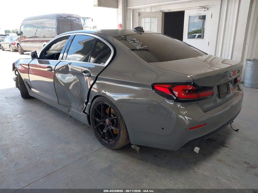 2021 BMW 5er VIN WBA73BJ06MWW99487 IAAI salvage auction — FRONT END, Salvage Title, sold $12,100 on 2026-07-15 (photo 3)