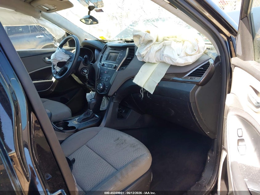 2018 Hyundai Santa fe VIN 5XYZT3LB3JG531685 IAAI salvage auction — FRONT END, Junk Bill Of Sale Mv2459 (Wisconsin), sold $575 on 2026-07-14 (photo 5)