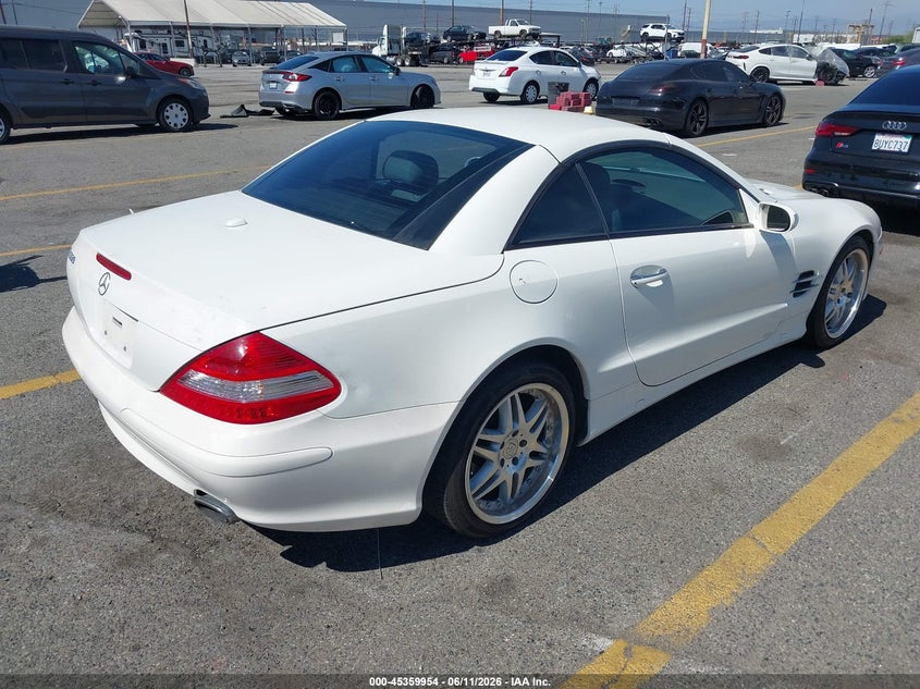 2007 Mercedes-benz VIN WDBSK71F67F121815 IAAI salvage auction — RIGHT REAR, Salvage (California), sold $3,300 on 2026-07-07 (photo 4)