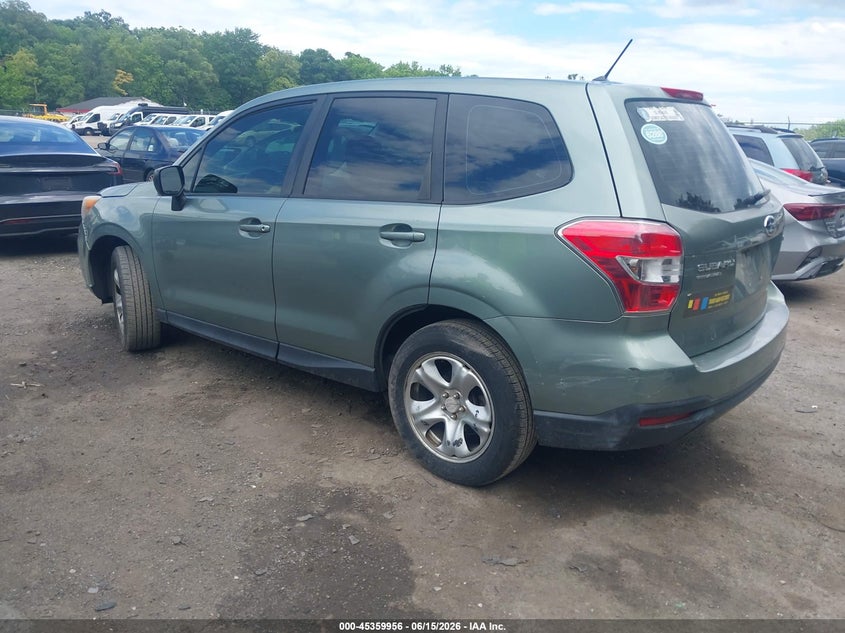 2014 Subaru Forester VIN JF2SJAAC4EH408855 IAAI salvage auction — FRONT & REAR, Salvage - Greater Than 75% (Maryland), sold $450 on 2026-07-14 (photo 3)