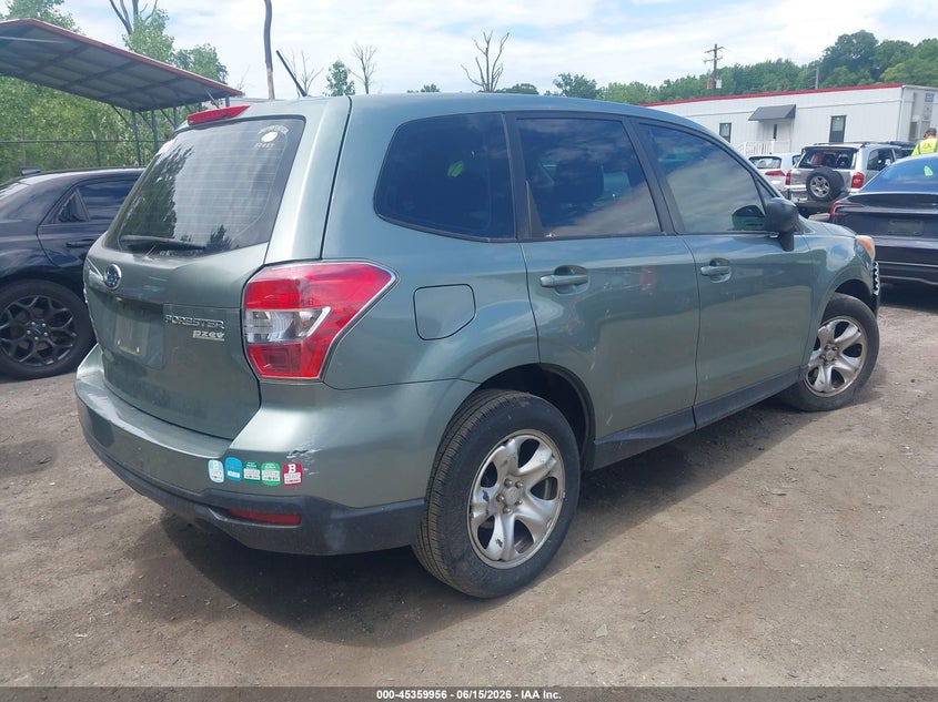 2014 Subaru Forester VIN JF2SJAAC4EH408855 IAAI salvage auction — FRONT & REAR, Salvage - Greater Than 75% (Maryland), sold $450 on 2026-07-14 (photo 4)