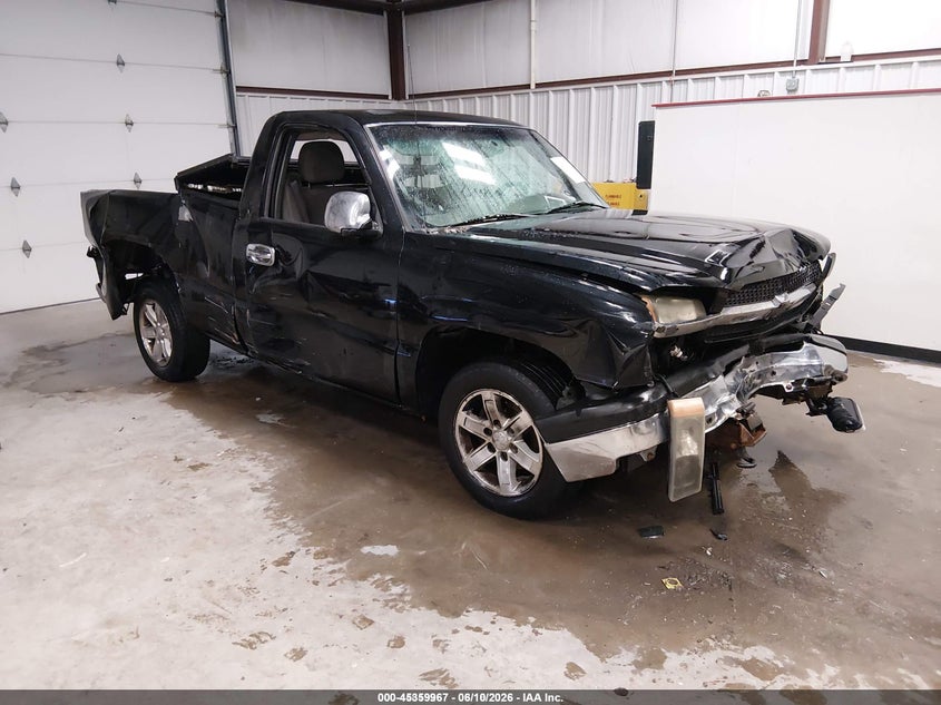 2004 Chevrolet Silverado VIN 1GCEC14TX4Z334142 IAAI salvage auction — FRONT END, Clear (Arkansas), sold $675 on 2026-07-09 (photo 1)