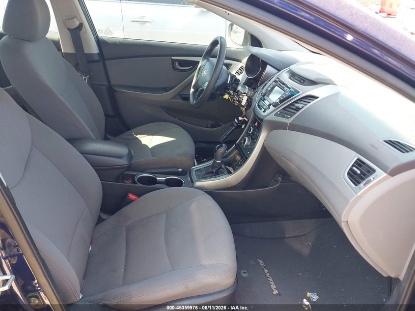2014 Hyundai Elantra VIN 5NPDH4AE1EH535859 IAAI salvage auction — THEFT, Salvage (North Carolina), sold $775 on 2026-07-05 (photo 5)