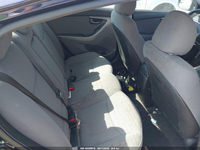 2014 Hyundai Elantra VIN 5NPDH4AE1EH535859 IAAI salvage auction — THEFT, Salvage (North Carolina), sold $775 on 2026-07-05 (photo 8)
