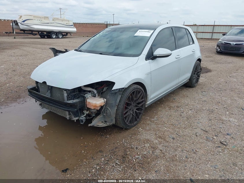 2020 Volkswagen Golf gti VIN 3VW6T7AU2LM006666 IAAI salvage auction — FRONT END, Original (Texas), sold $4,850 on 2026-08-10 (photo 2)