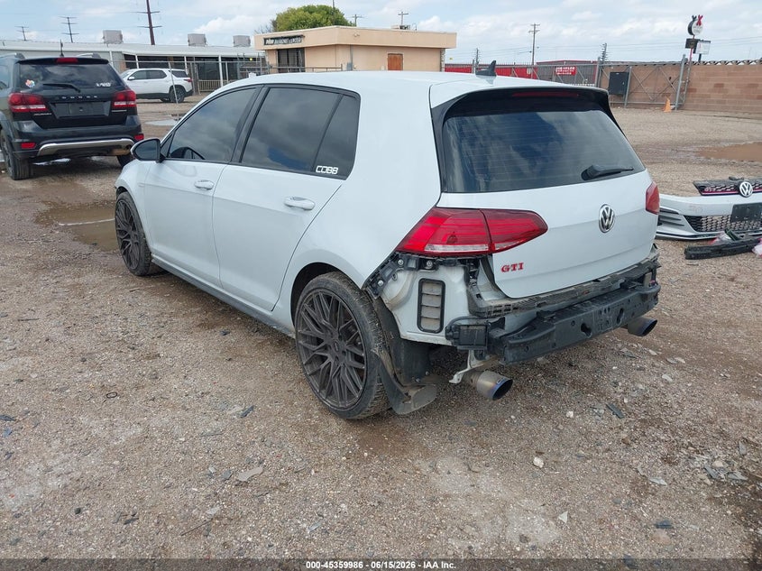 2020 Volkswagen Golf gti VIN 3VW6T7AU2LM006666 IAAI salvage auction — FRONT END, Original (Texas), sold $4,850 on 2026-08-10 (photo 3)