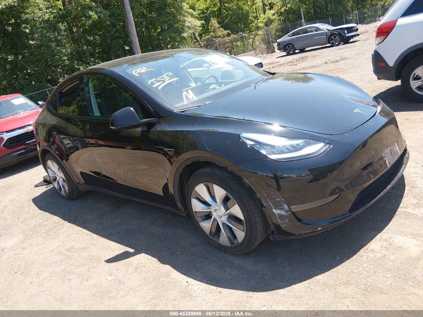 2021 Tesla Model y VIN 5YJYGDEE5MF064634 IAAI salvage auction — LEFT FRONT, Salvage - Greater Than 75% (Maryland), sold $6,100 on 2026-07-08 (photo 1)