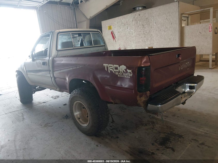 1991 Toyota Pickup VIN JT4VN01D9M0004501 IAAI salvage auction — FRONT END, Salvage (Tennessee), sold $2,050 on 2026-07-19 (photo 3)