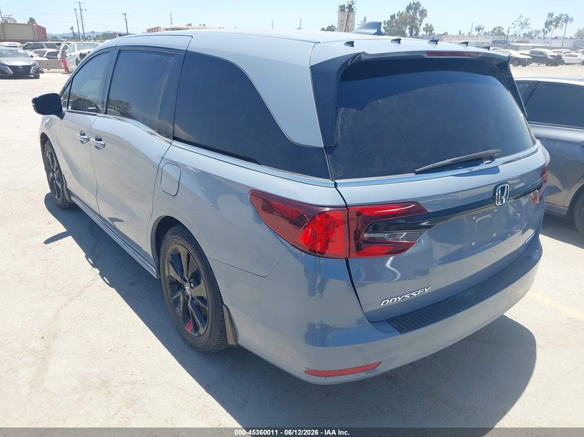 2024 Honda Odyssey VIN 5FNRL6H78RB043390 IAAI salvage auction — SIDE, Salvage Title, sold $7,700 on 2026-07-29 (photo 3)