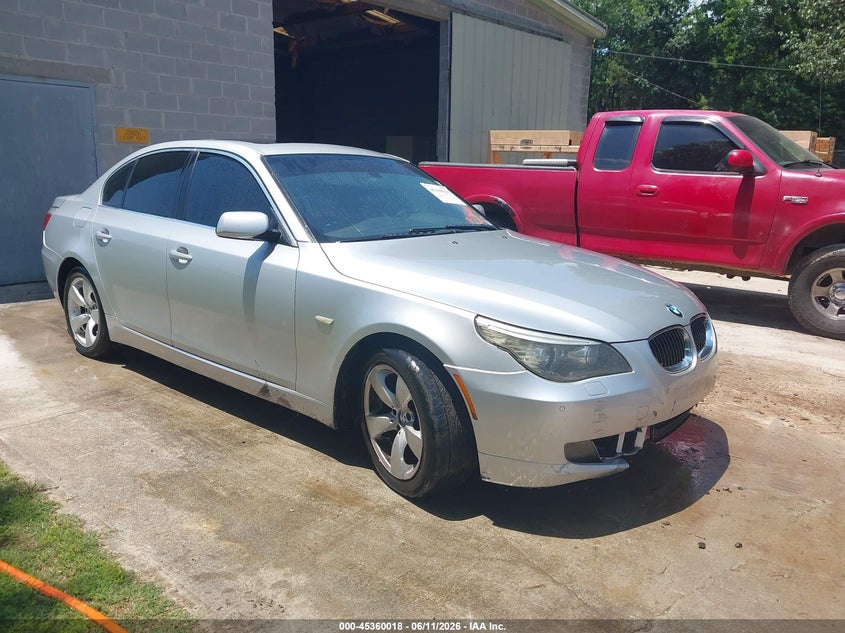 2008 BMW 5 series VIN WBANU53508CT07285 IAAI salvage auction — NORMAL WEAR, Clear (Florida), sold $300 on 2026-07-22 (photo 1)