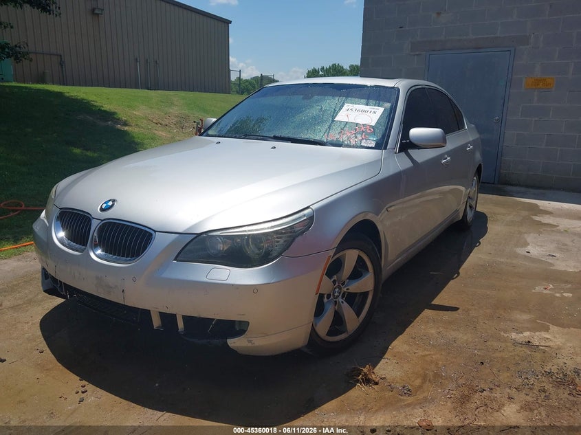 2008 BMW 5 series VIN WBANU53508CT07285 IAAI salvage auction — NORMAL WEAR, Clear (Florida), sold $300 on 2026-07-22 (photo 2)