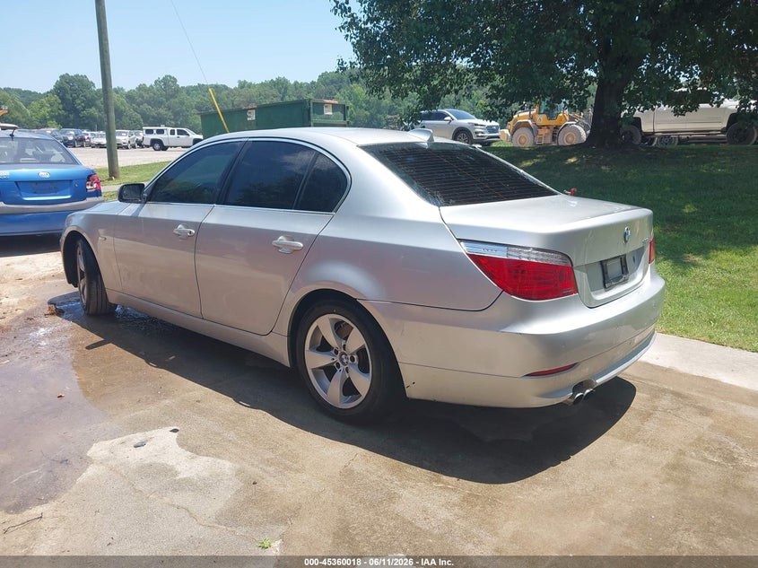 2008 BMW 5 series VIN WBANU53508CT07285 IAAI salvage auction — NORMAL WEAR, Clear (Florida), sold $300 on 2026-07-22 (photo 3)