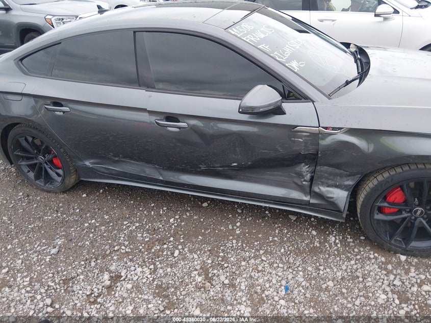 2024 Audi A5 VIN WAUDACF59RA108379 IAAI salvage auction — SIDE, Clear (Tennessee), sold $17,650 on 2026-08-27 (photo 6)