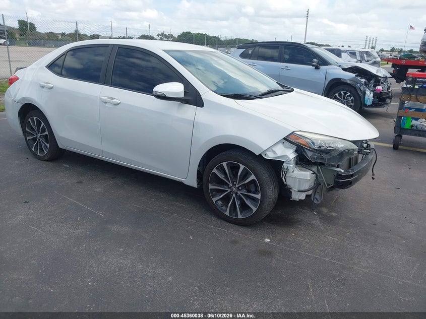 2019 Toyota Corolla VIN 5YFBURHE0KP863729 IAAI salvage auction — FRONT END, Rebuildable (Florida), sold $4,150 on 2026-07-30 (photo 1)