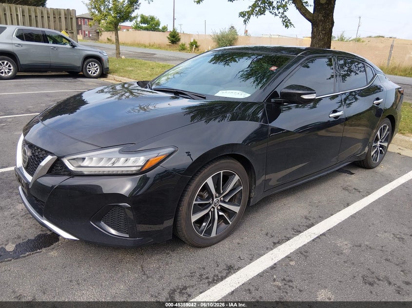 2022 Nissan Maxima VIN 1N4AA6CV7NC504830 IAAI salvage auction — NORMAL WEAR, SF97 (Virginia), sold $13,650 on 2026-07-22 (photo 2)