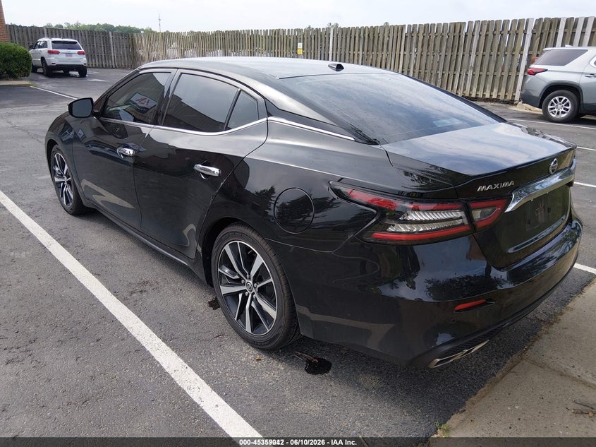 2022 Nissan Maxima VIN 1N4AA6CV7NC504830 IAAI salvage auction — NORMAL WEAR, SF97 (Virginia), sold $13,650 on 2026-07-22 (photo 3)
