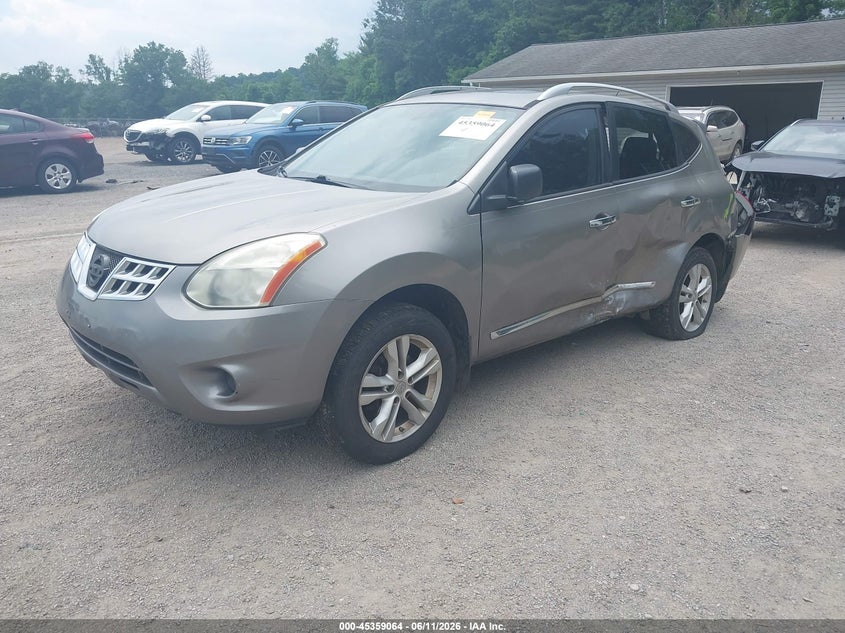 2012 Nissan Rogue VIN JN8AS5MV2CW350219 IAAI salvage auction — LEFT SIDE, Salvage (Ohio), sold $275 on 2026-07-13 (photo 2)