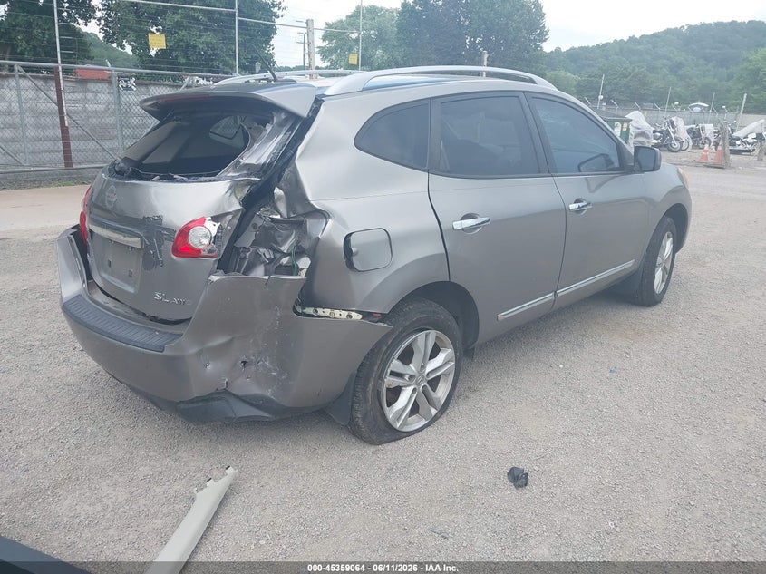 2012 Nissan Rogue VIN JN8AS5MV2CW350219 IAAI salvage auction — LEFT SIDE, Salvage (Ohio), sold $275 on 2026-07-13 (photo 4)