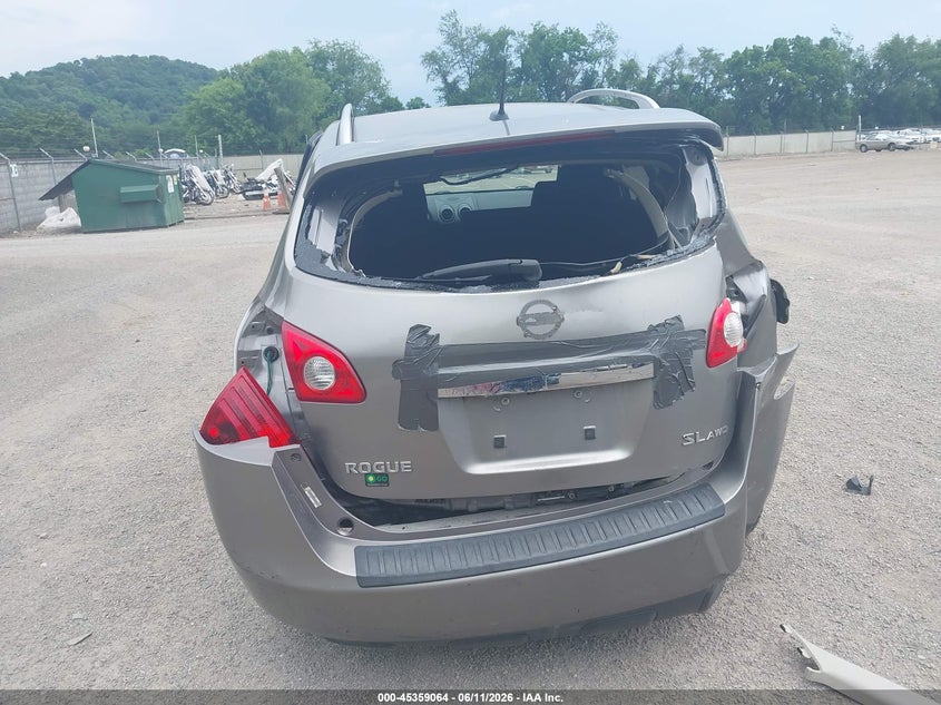 2012 Nissan Rogue VIN JN8AS5MV2CW350219 IAAI salvage auction — LEFT SIDE, Salvage (Ohio), sold $275 on 2026-07-13 (photo 6)