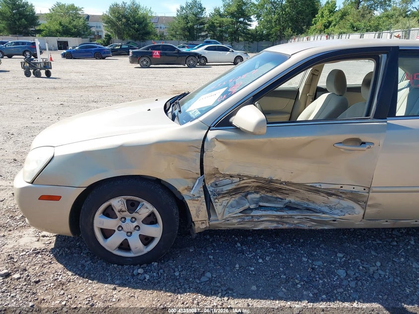 2007 Kia Optima VIN KNAGE123875121754 IAAI salvage auction — LEFT SIDE, Salvage (Pennsylvania), sold $75 on 2026-07-28 (photo 6)