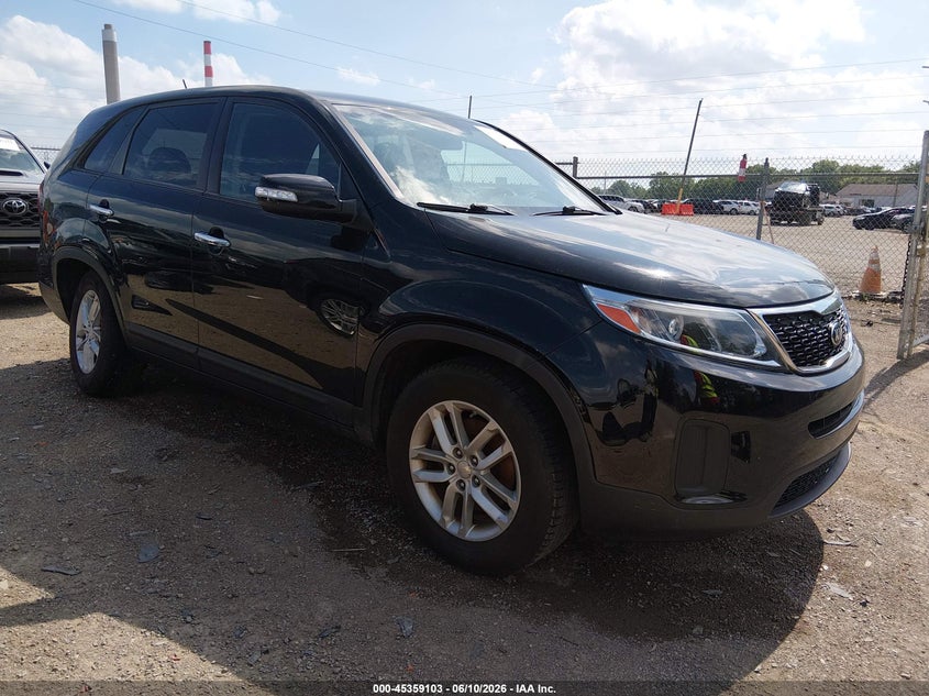2014 Kia Sorento VIN 5XYKT3A6XEG469182 IAAI salvage auction — RIGHT SIDE, Clear (Indiana), sold $1,350 on 2026-07-19 (photo 1)