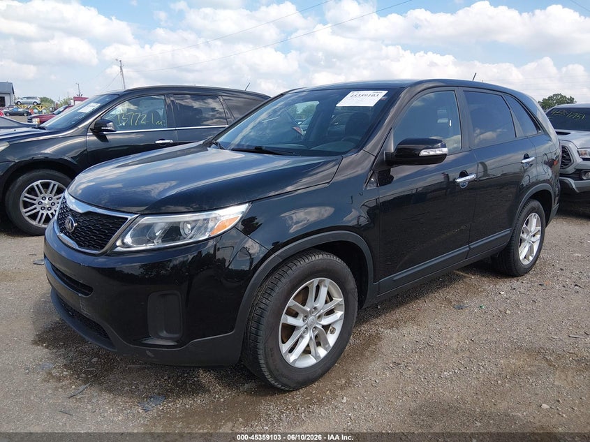 2014 Kia Sorento VIN 5XYKT3A6XEG469182 IAAI salvage auction — RIGHT SIDE, Clear (Indiana), sold $1,350 on 2026-07-19 (photo 2)