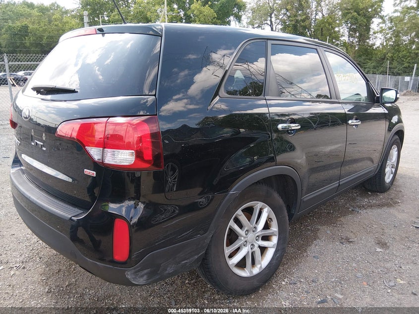 2014 Kia Sorento VIN 5XYKT3A6XEG469182 IAAI salvage auction — RIGHT SIDE, Clear (Indiana), sold $1,350 on 2026-07-19 (photo 6)