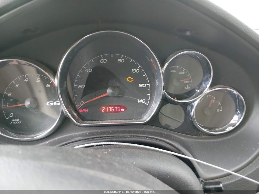 2006 Pontiac G6 VIN 1G2ZH558564194722 IAAI salvage auction — SIDE, Original (Texas), sold $450 on 2026-07-22 (photo 7)