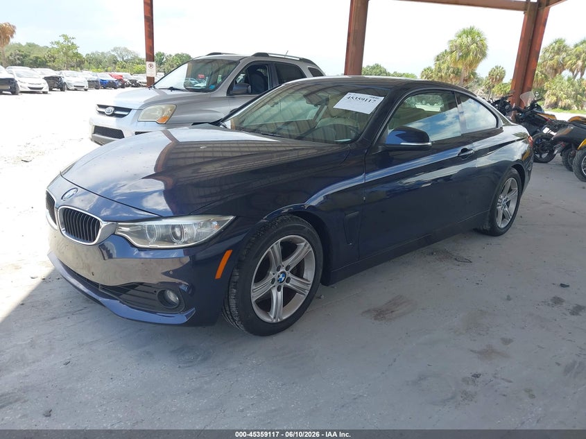 2014 BMW 4er VIN WBA3N7C55EK221021 IAAI salvage auction — NORMAL WEAR, Clear (Florida), sold $1,225 on 2026-07-21 (photo 2)