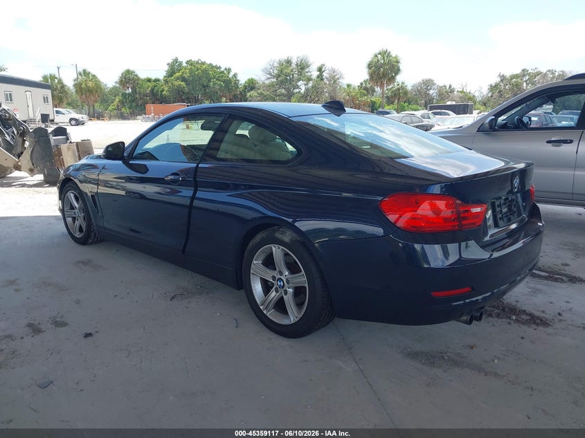 2014 BMW 4er VIN WBA3N7C55EK221021 IAAI salvage auction — NORMAL WEAR, Clear (Florida), sold $1,225 on 2026-07-21 (photo 3)