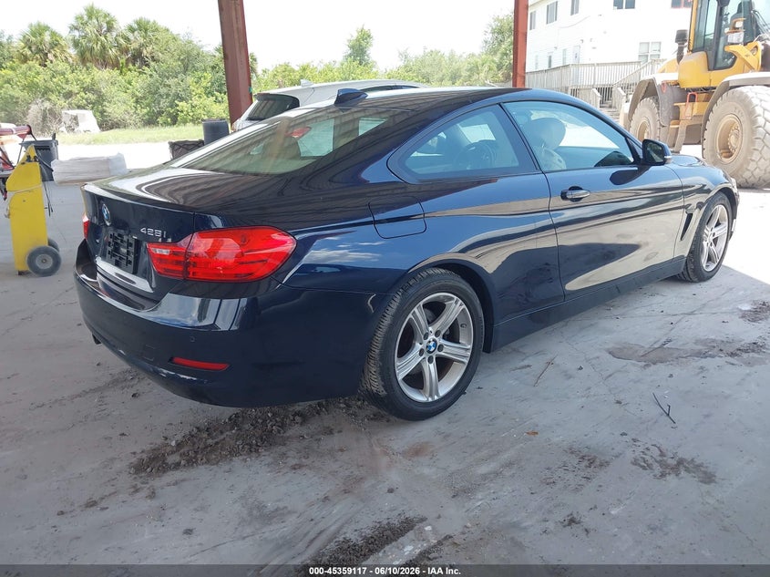2014 BMW 4er VIN WBA3N7C55EK221021 IAAI salvage auction — NORMAL WEAR, Clear (Florida), sold $1,225 on 2026-07-21 (photo 4)