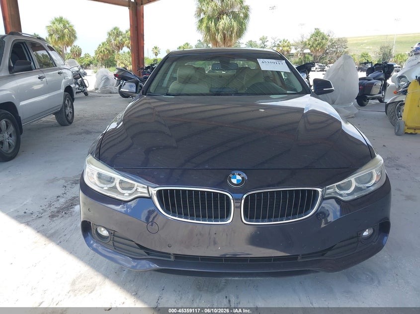 2014 BMW 4er VIN WBA3N7C55EK221021 IAAI salvage auction — NORMAL WEAR, Clear (Florida), sold $1,225 on 2026-07-21 (photo 6)